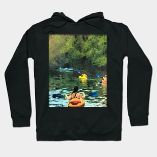 Floating the San Marcos River Hoodie